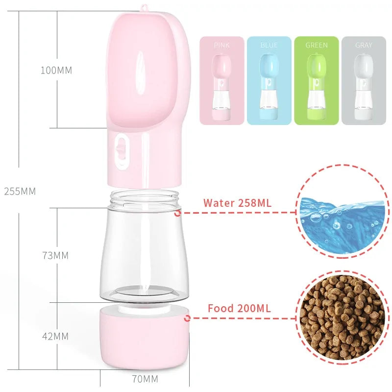 Pet Dog Water Bottle Feeder - Pawzzey