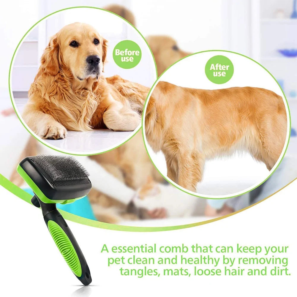 Self Cleaning Dog Brush - Pawzzey