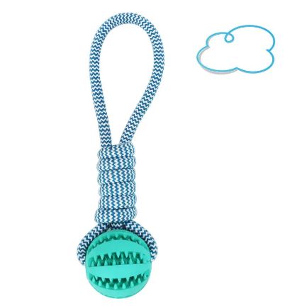 Paw™ Tug war chew toy with Rubber Rope