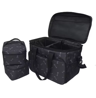 Paw™ Black Travel Bag Set