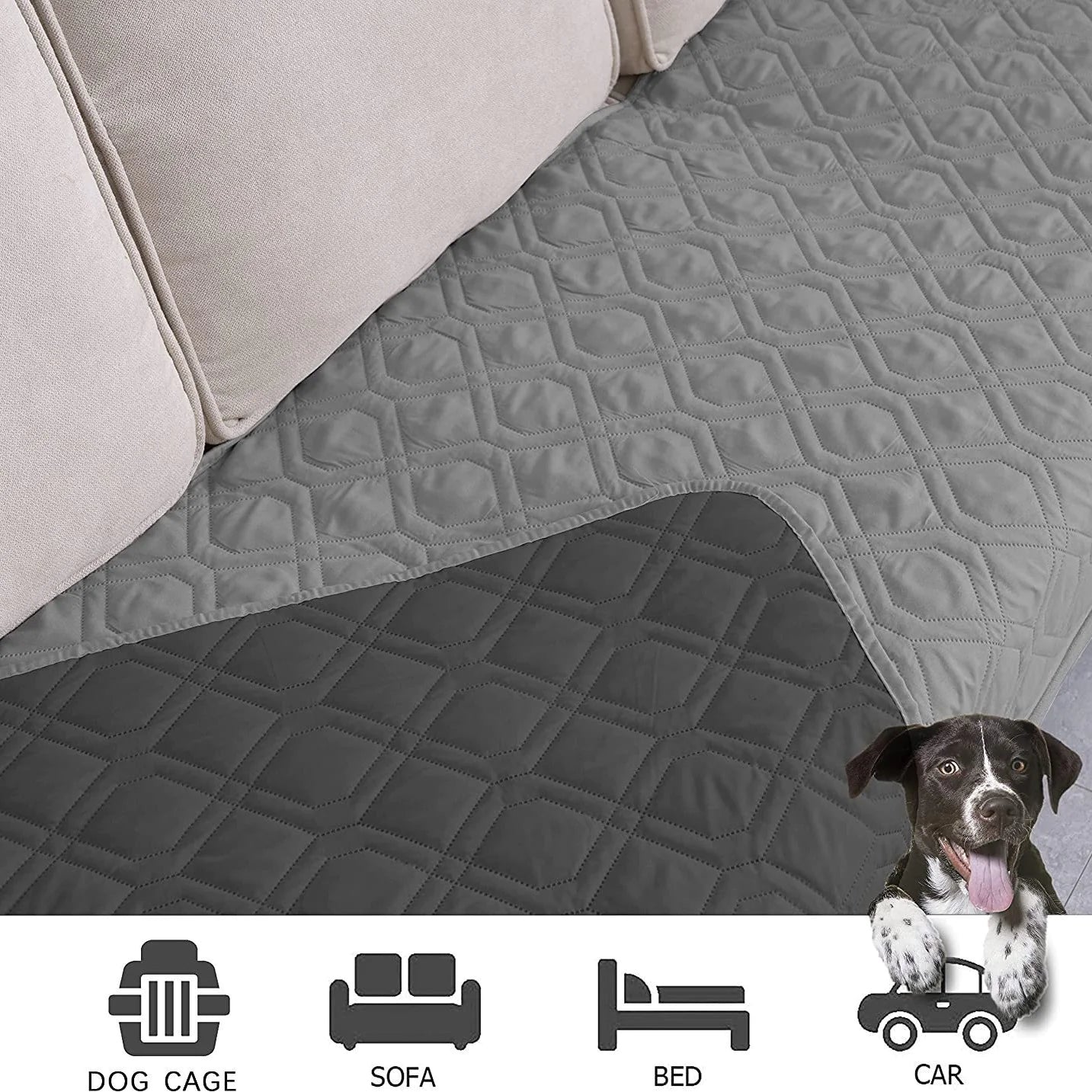 Waterproof Anti-Slip Dog Bed Cover - Pawzzey