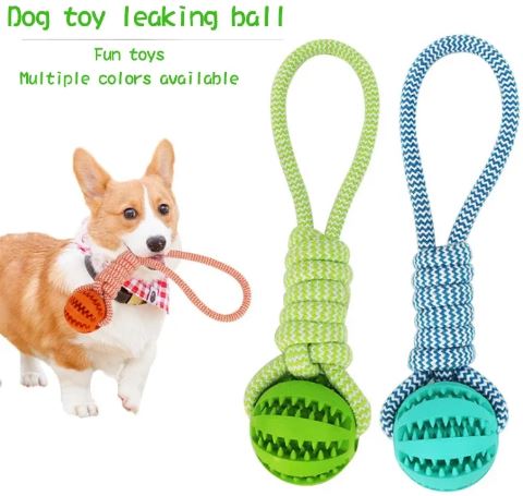 Paw™ Tug war chew toy with Rubber Rope
