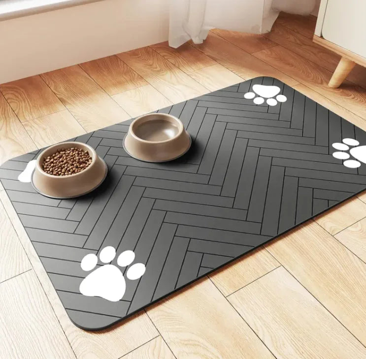 Quick-Dry Pet Feeding Mat - Pawzzey