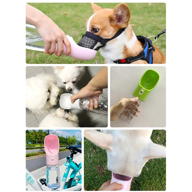 Pet Dog Water Bottle Feeder - Pawzzey