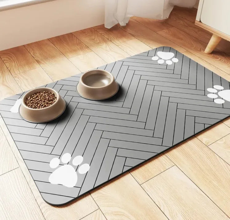 Quick-Dry Pet Feeding Mat - Pawzzey