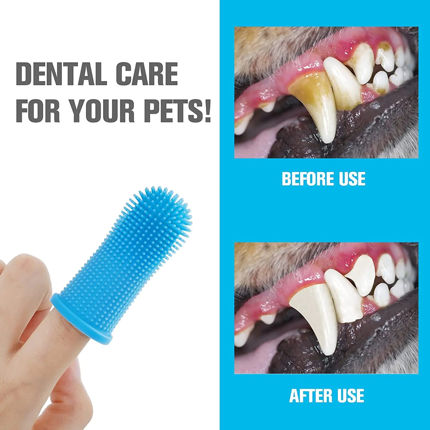 Super Soft Dog Toothbrush - Pawzzey