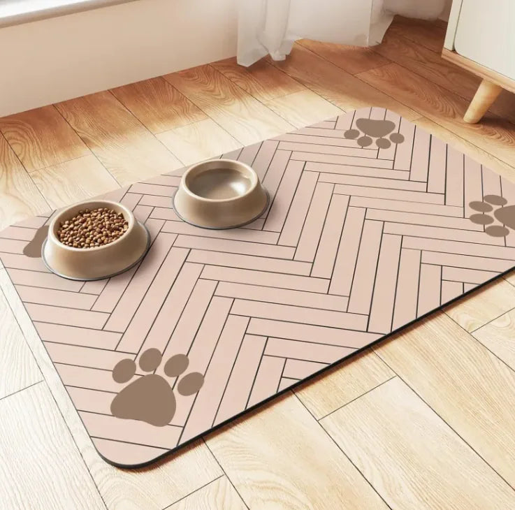 Quick-Dry Pet Feeding Mat - Pawzzey