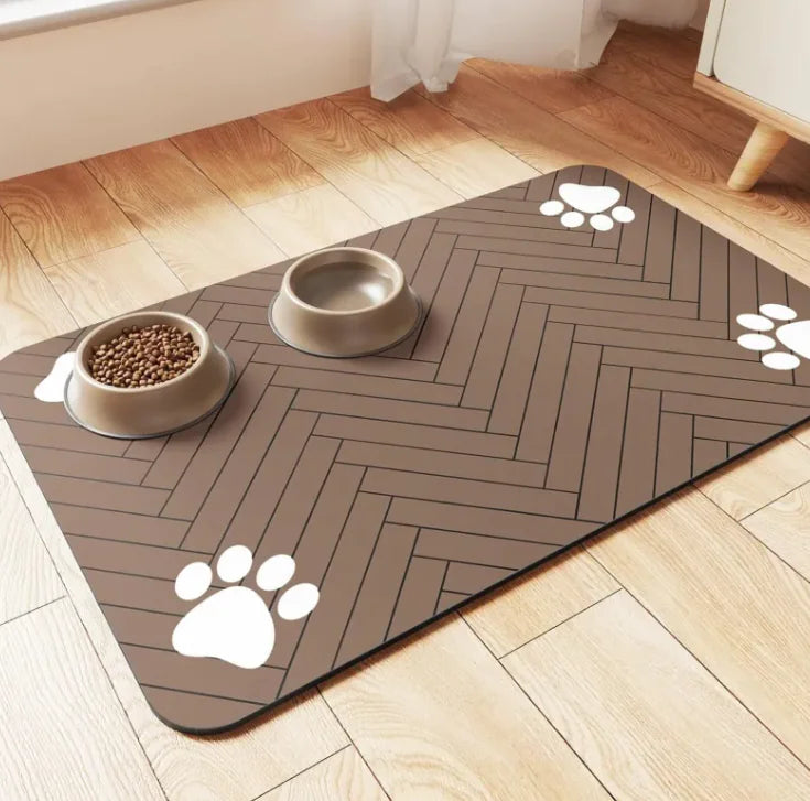 Quick-Dry Pet Feeding Mat - Pawzzey