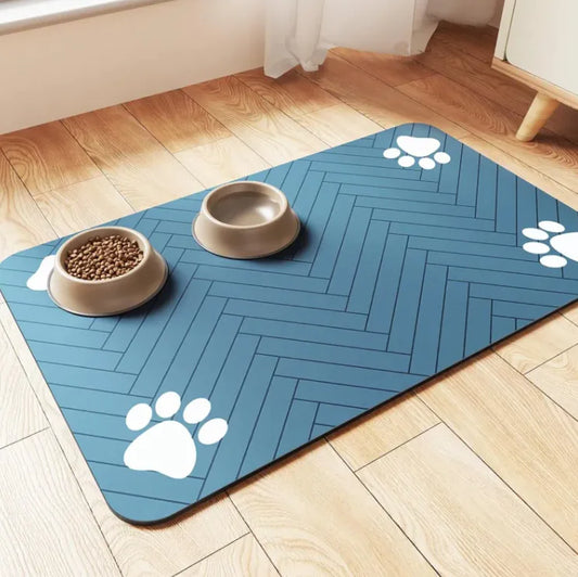Quick-Dry Pet Feeding Mat - Pawzzey