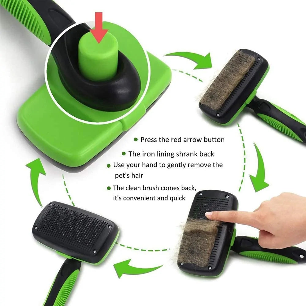 Self Cleaning Dog Brush - Pawzzey