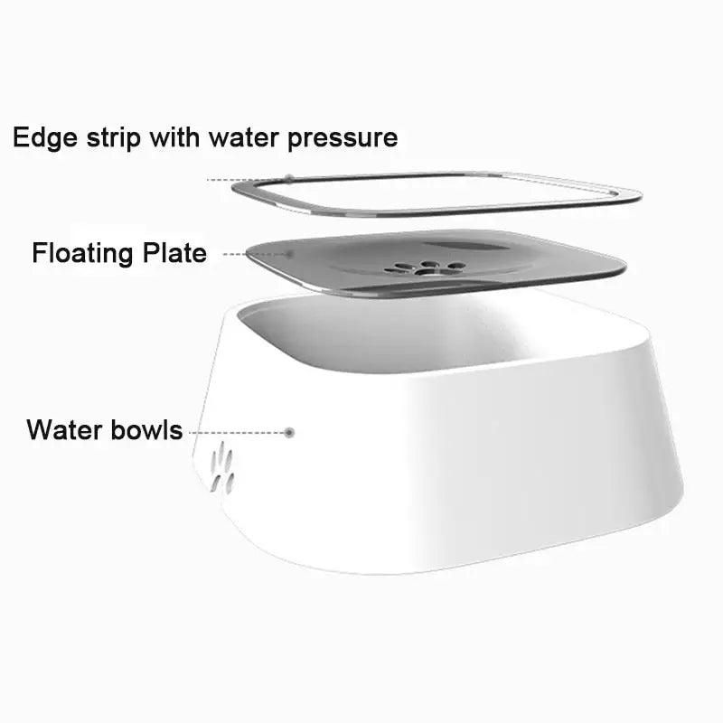 No-Spill Pet Water Bowl - Pawzzey