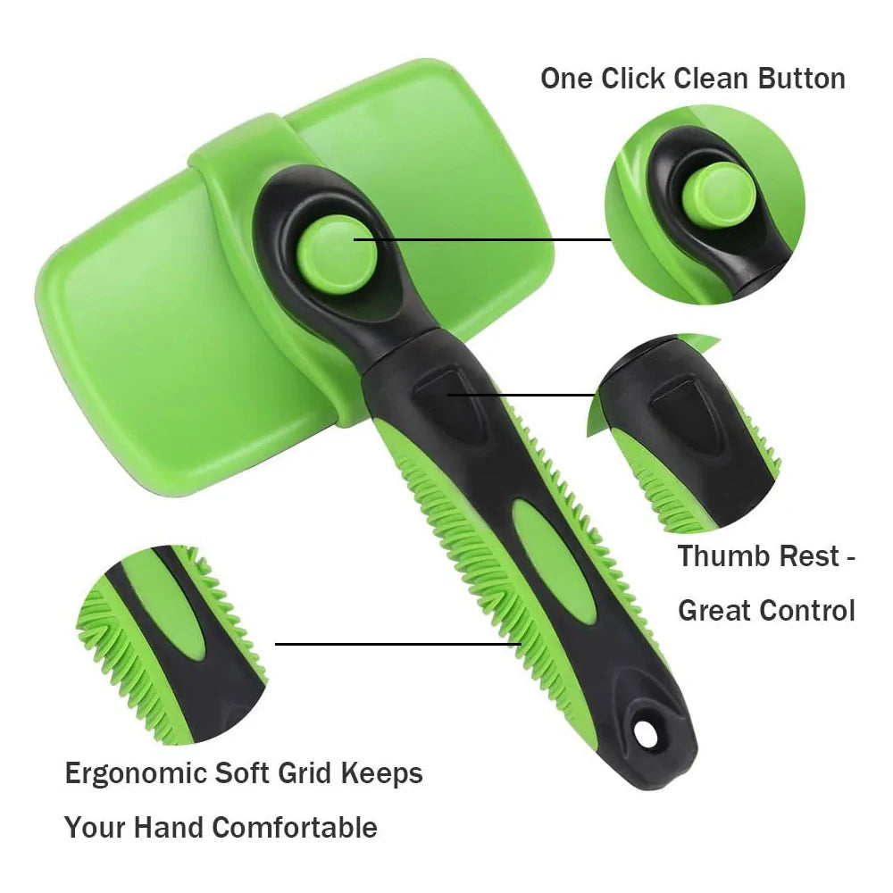 Self Cleaning Dog Brush - Pawzzey
