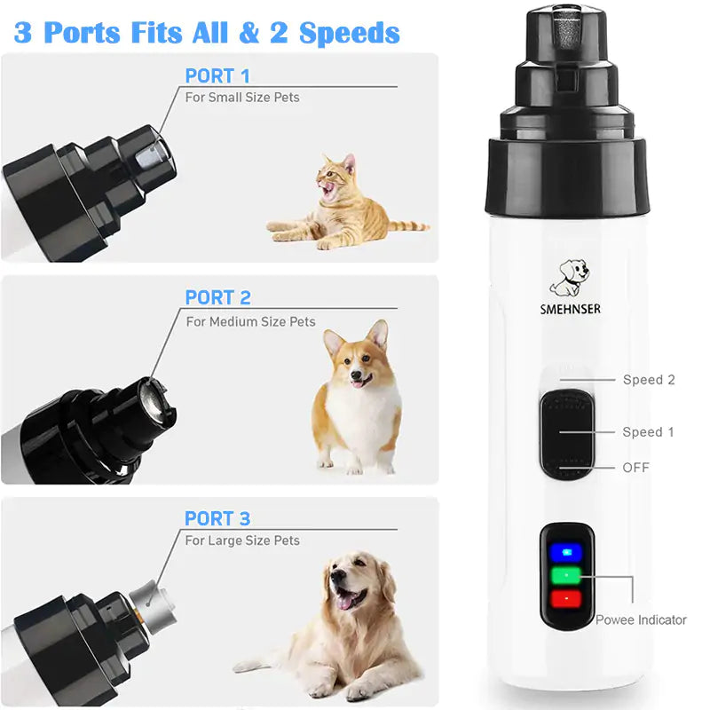 Electric Dog Nail Trimmer - Pawzzey